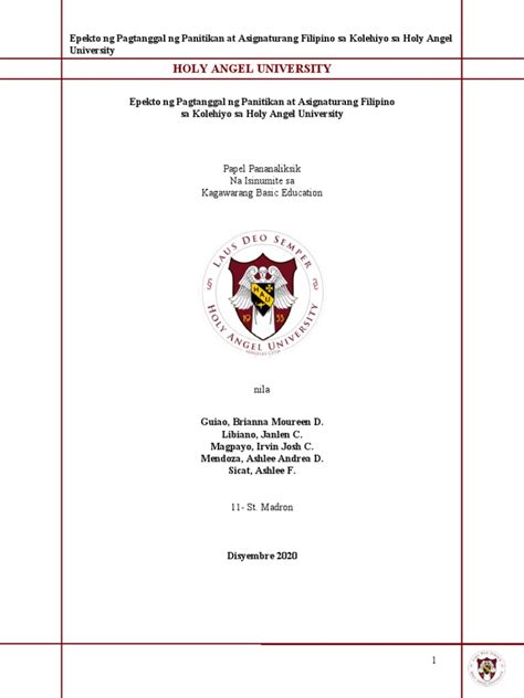 pananaliksik halimbawa pdf|Halimbawa NG Pananaliksik .
